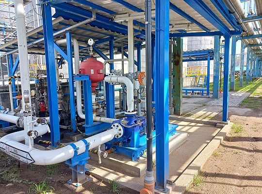 MGO marine fuel pumping station