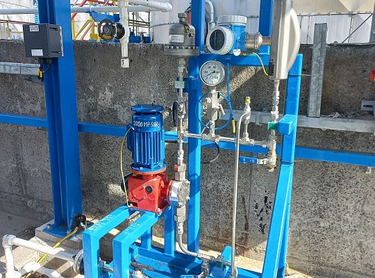 MGO marine fuel pumping station